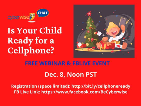 A Holiday Conundrum: Is Your Child Ready for a Cellphone?